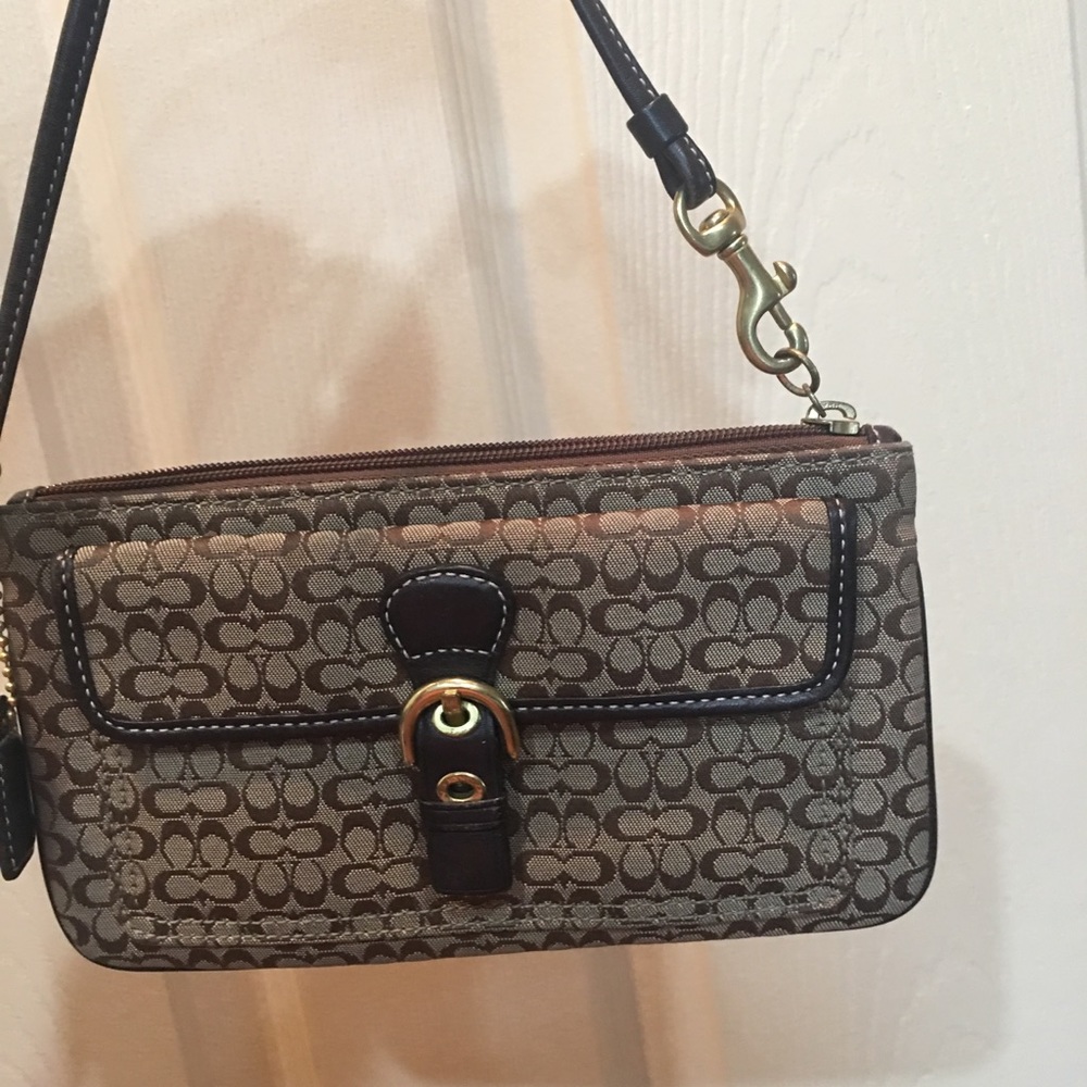Vintage Coach wristlet